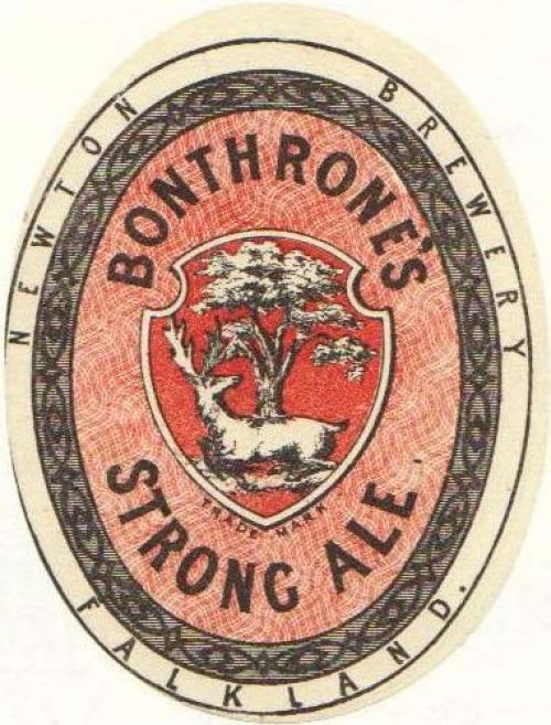 Label for Alexander Bonthrone's Strong Ale