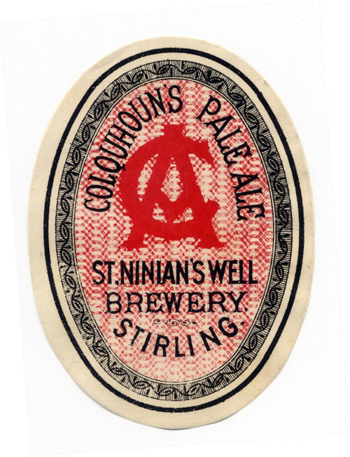 <p>A bottle label for label for Andrew Colquhoun & Co's Pale Ale.</p>