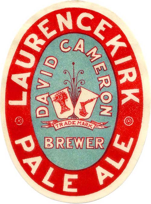 Label for David Cameron's Pale Ale