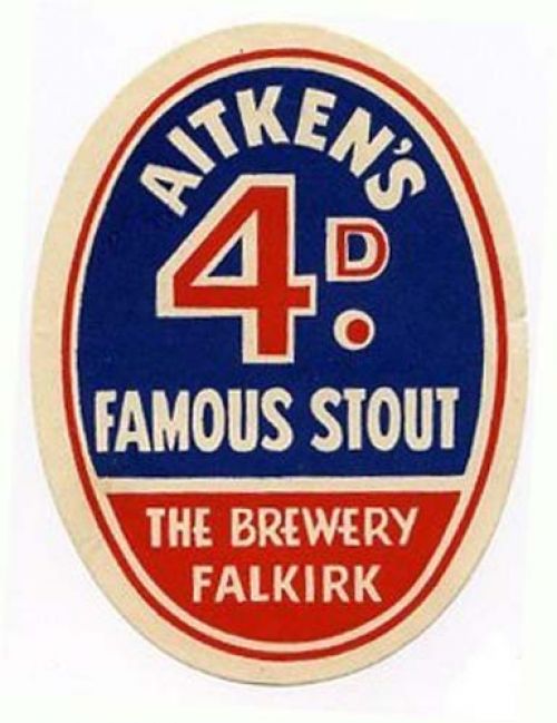 <p>A label for James Aitken & Co (Falkirk) Ltd's 4d Famous Stout.</p>