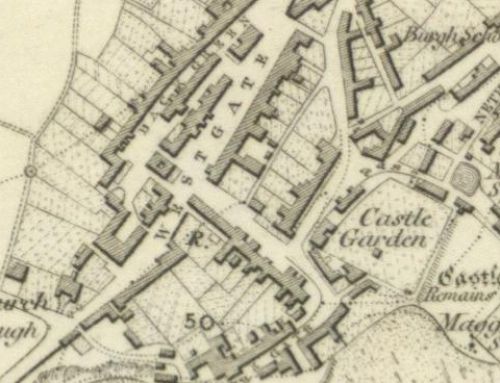 Map of 1854 showing the layout of the Crail Brewery