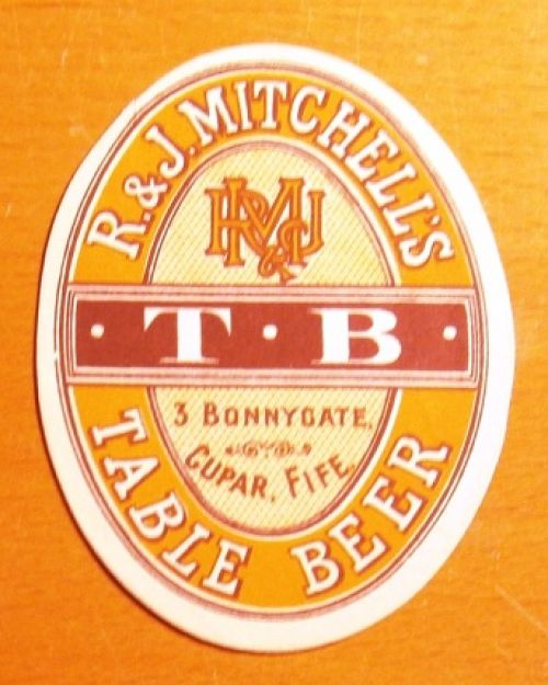 Label for R. and J. Mitchell