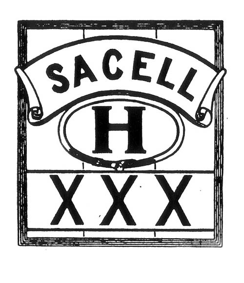 <p>A label for Sacell Brewery Company's XXX.</p>