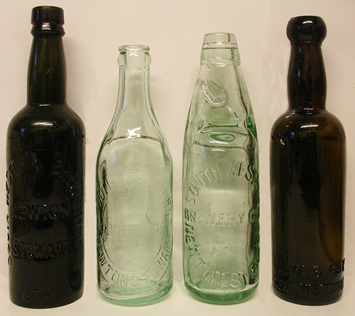 Selection of bottles from the South-Western Brewery Co Ltd