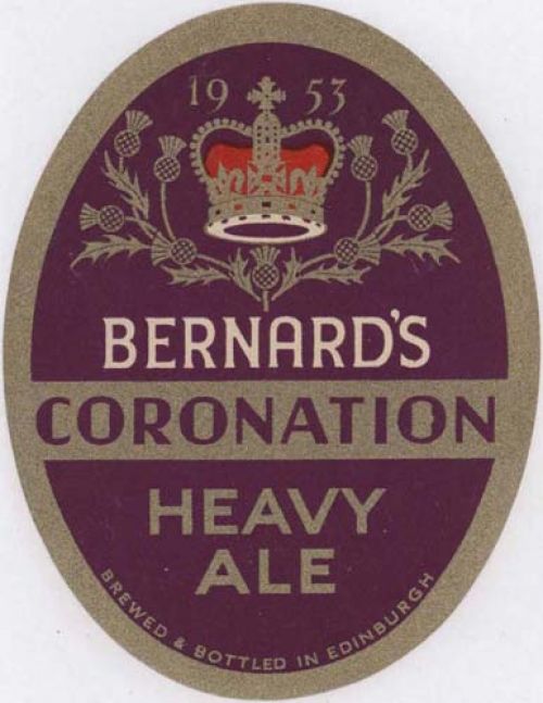 Label for Thomas and James Bernard Ltd's Coronation Heavy Ale
