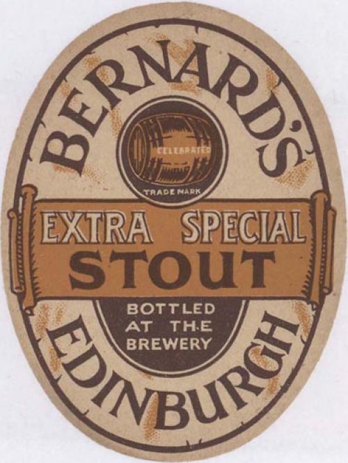 Label for Thomas and James Bernard Ltd's Extra Special Stout